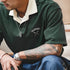 Men's Summer Contrast Color Embroidered Polo Tee – Loose Fit Short Sleeve Casual Shirt